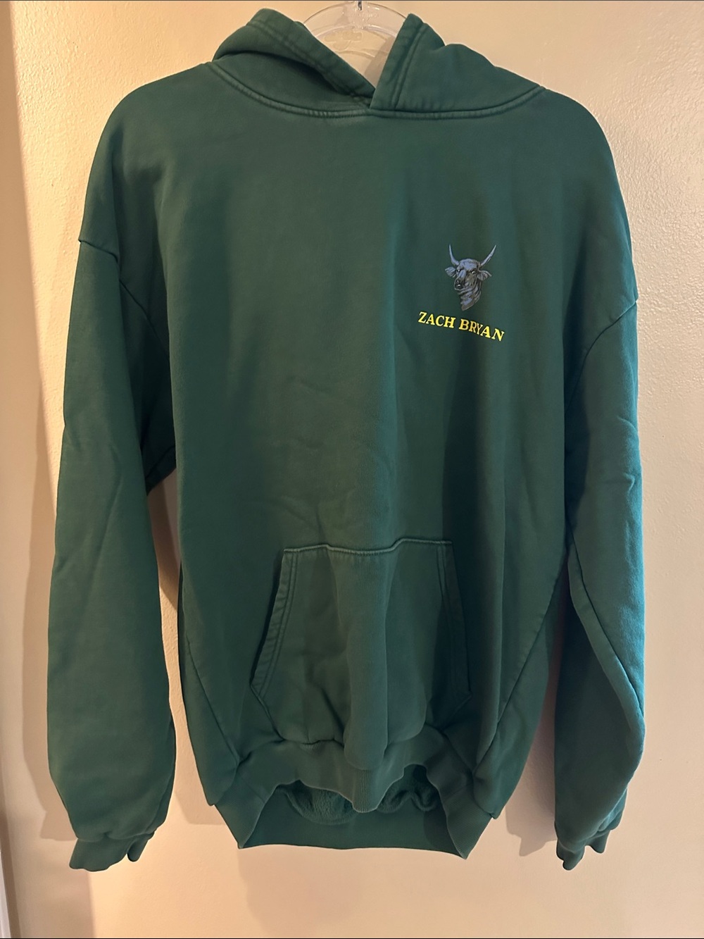 Zach Bryan Green 2023 Tour Graphic Hoodie